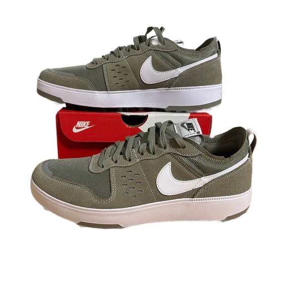 Nike CITY Men's Olive and White Sneakers Size 10.5 *NEW* - Picture 3 of 8